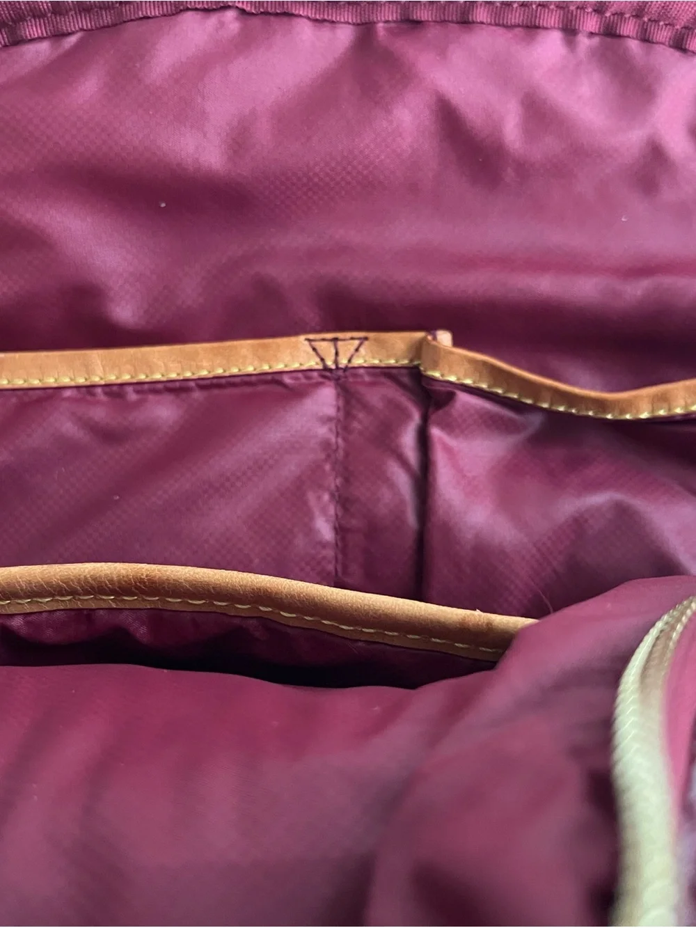 MZ Wallace Small Crosby Backpack in Cranberry Lacquer